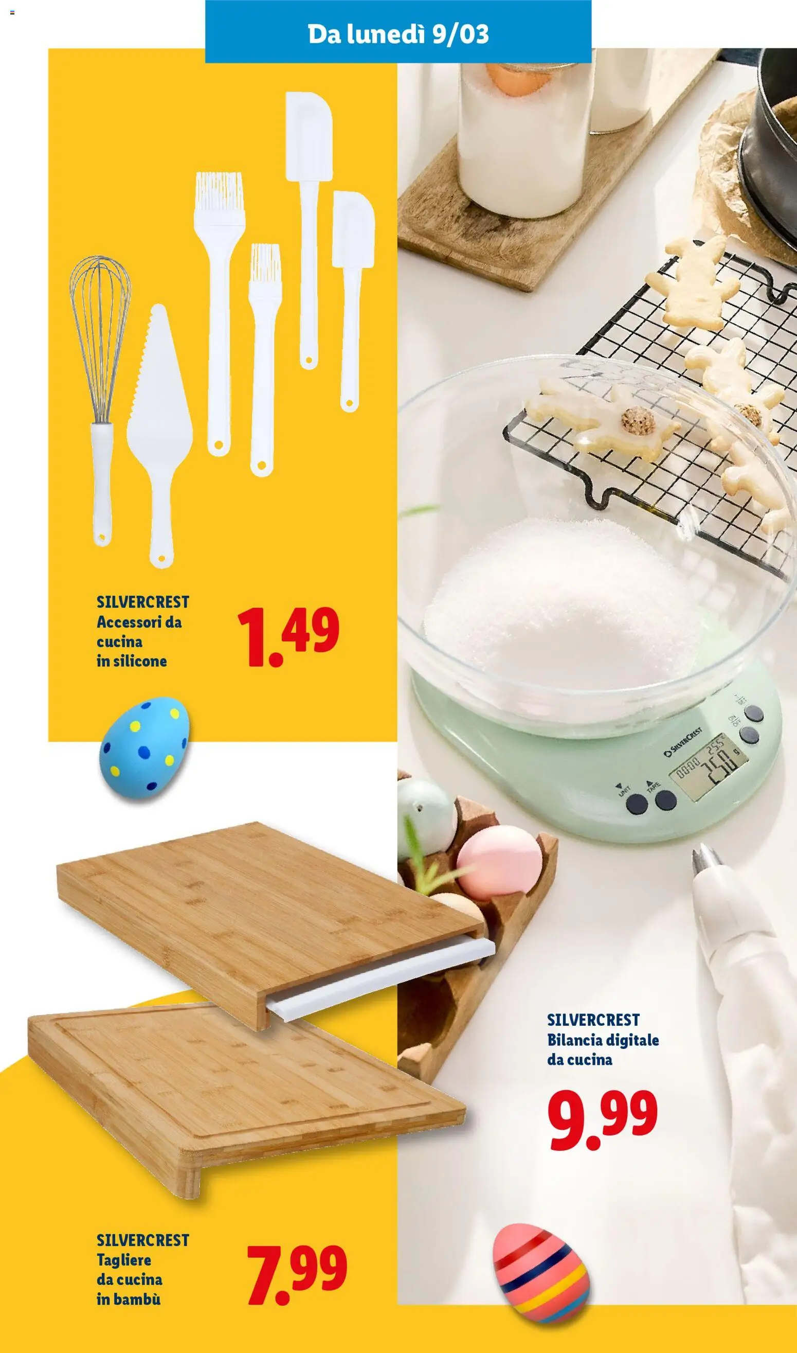 Volantino Lidl del 27.02.2026 | Pagina: 35 | Prodotti: Tagliere, Silicone, Bilancia