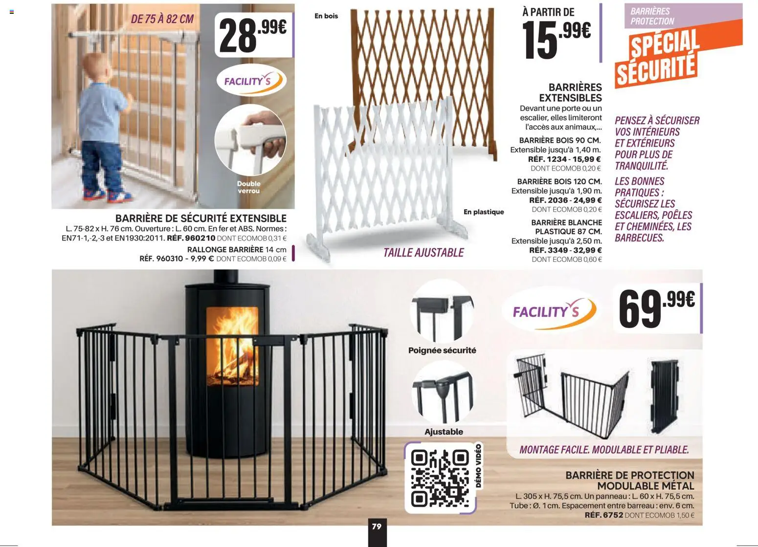 {H1} | Page: 79 | Produits: Vidéo, Verrou, Porte, Barrière de sécurité