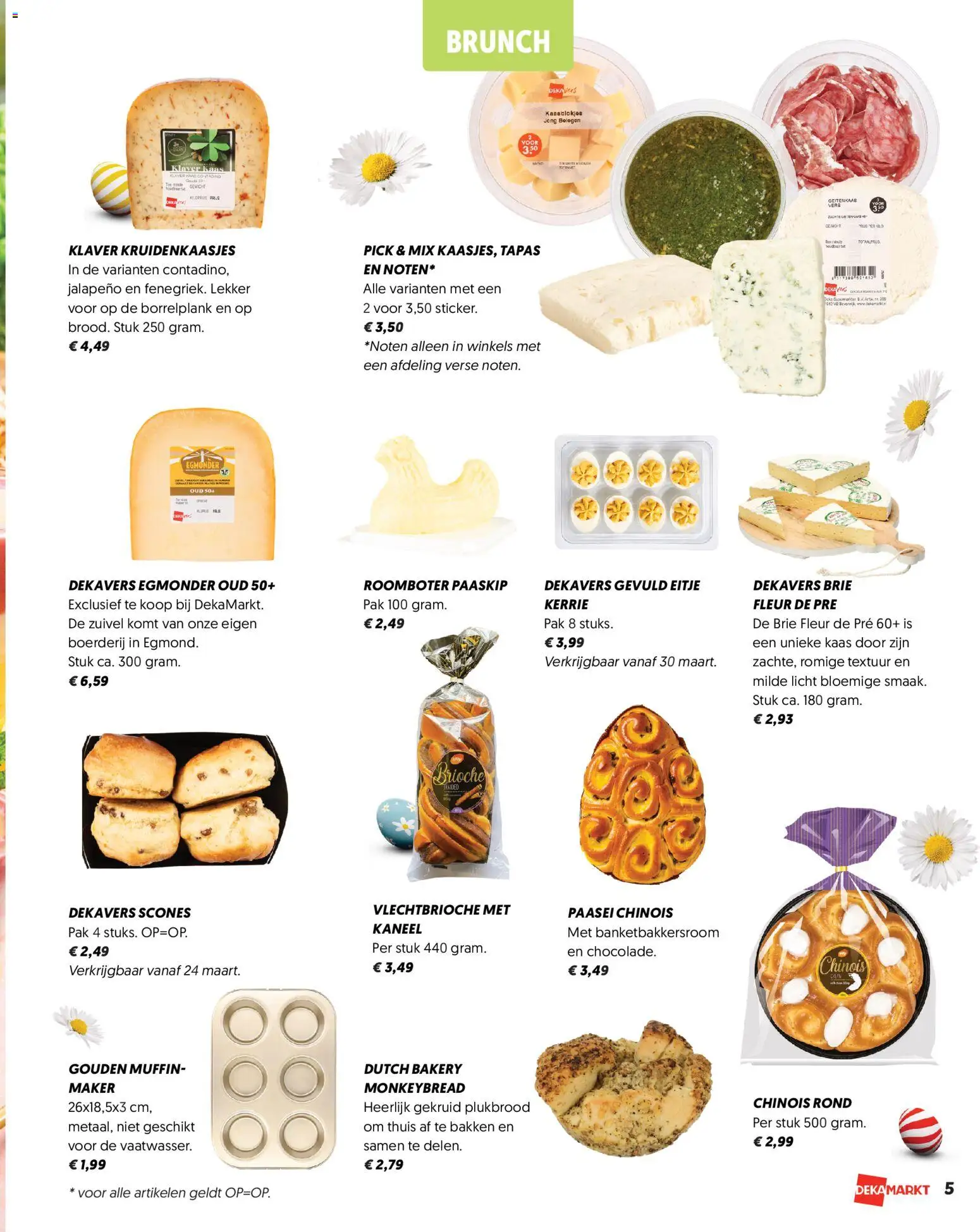 {H1} | Pagina: 5 | Producten: Zuivel, Muffin, Roomboter, Kaneel