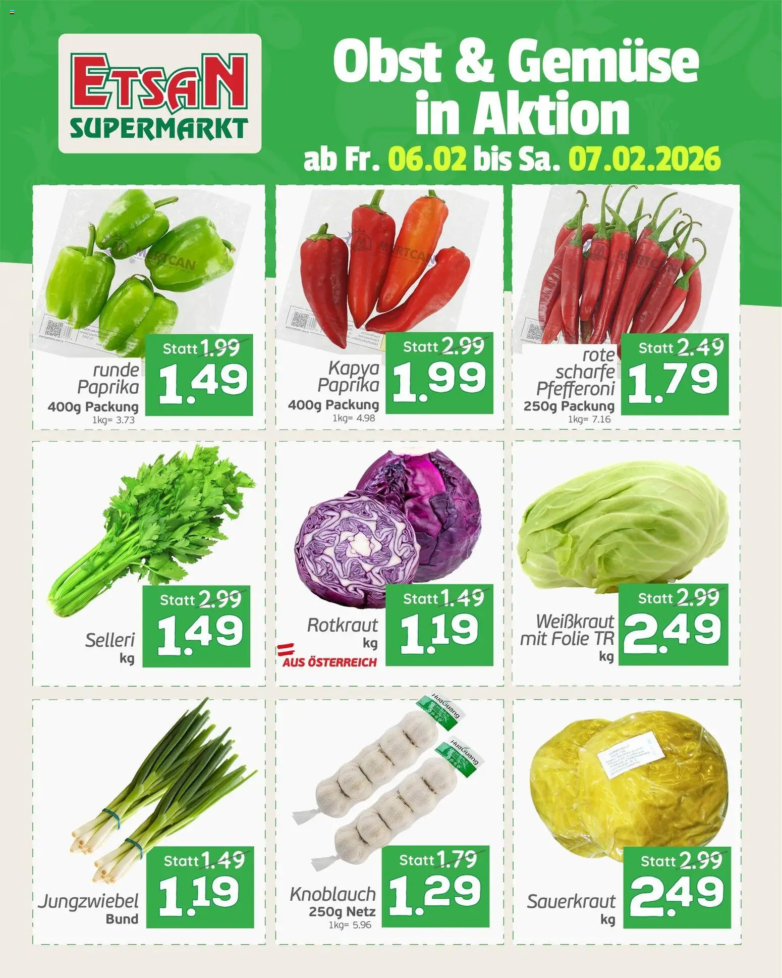 ETSAN Obst und Gemüse gültig ab 06.02.2026 | Seite: 1