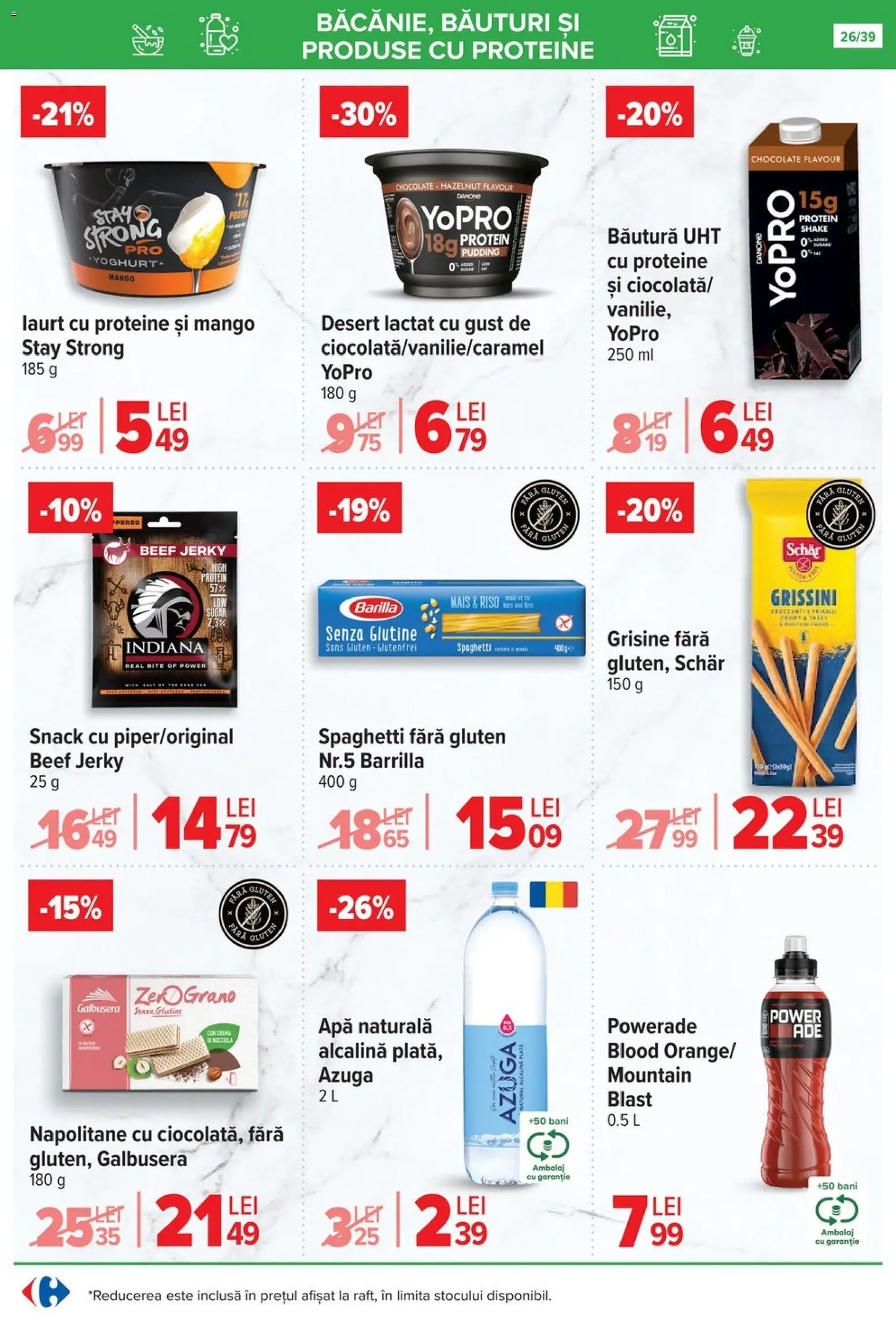 Noul catalog Carrefour – valabil de la 29.10.2025 | Pagină: 26 | Produse: Pară, Masaüstü kılıfı, Apă, Mango