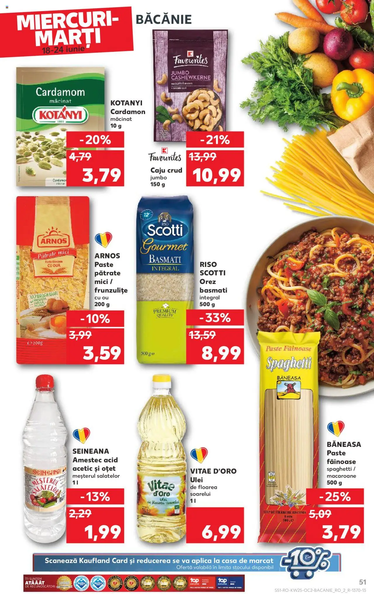 Kaufland RO akciós ujság - amely érvényes a következő dátumtól: 18.06.2025 | Oldal: 51