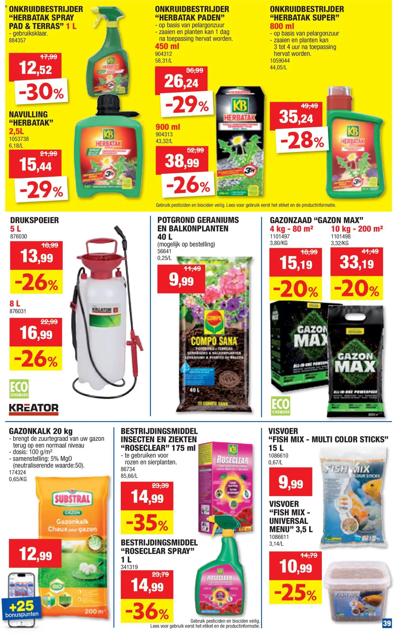 {H1} | Pagina: 39 | Producten: Kan