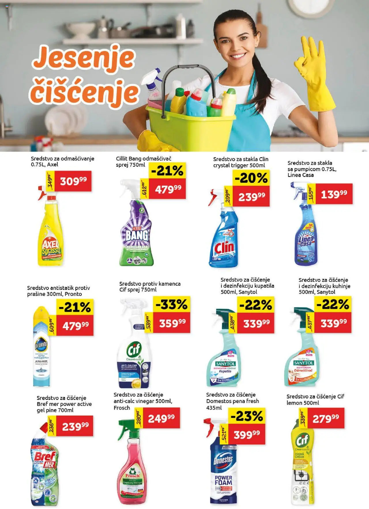 SuperVERO katalog - važi od 02.10.2025 | Strana: 1 | Proizvode: Bref, Cillit Bang, Pronto, Sanytol