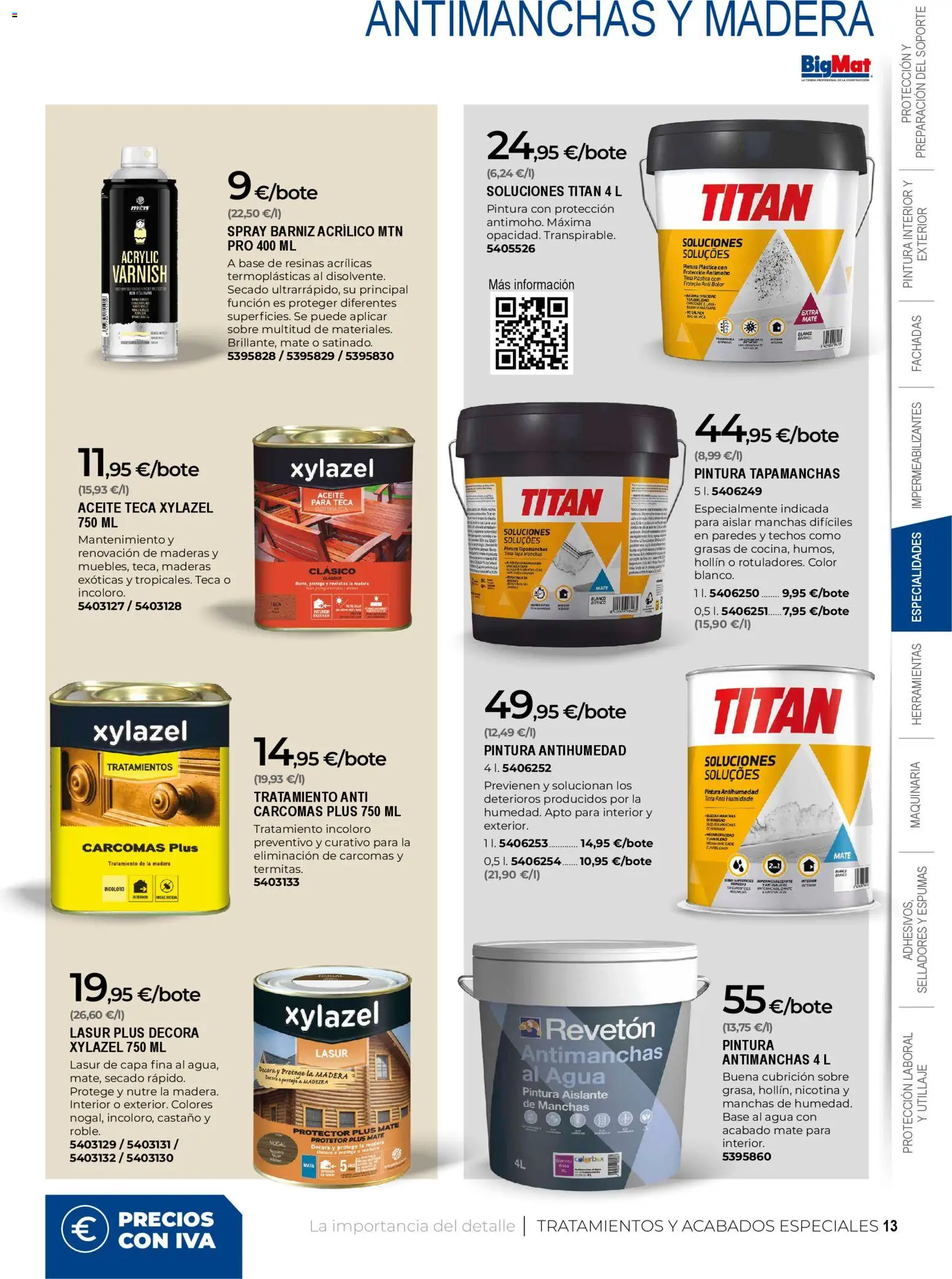 BigMat - Pintura 2026 │ válido desde el 20.04.2026 | Página: 13 | Productos: Aceite, Pintura plástica