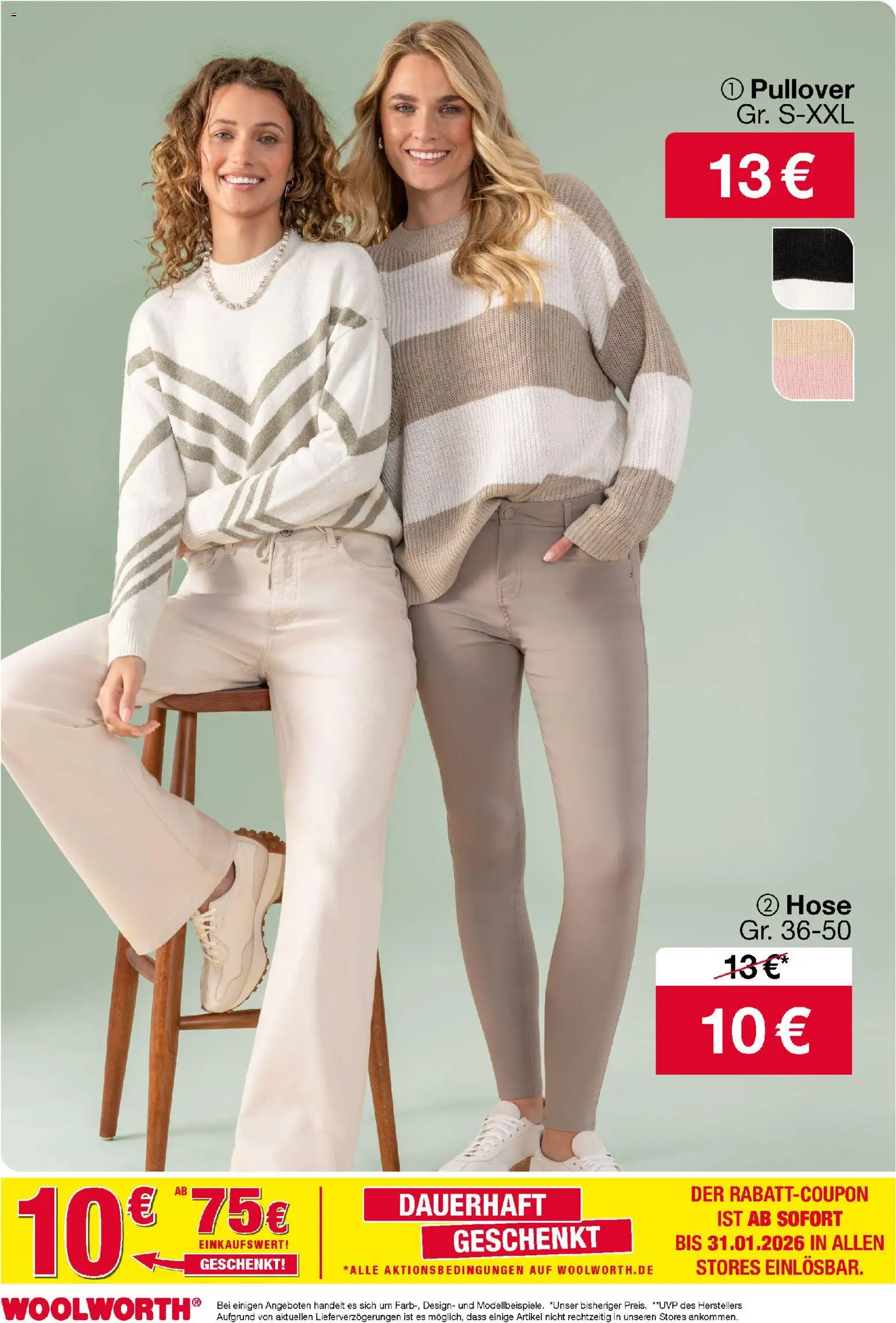Woolworth Prospekt 	 – gültig ab 28.11.2025 | Seite: 3 | Produkte: Pullover, Hose