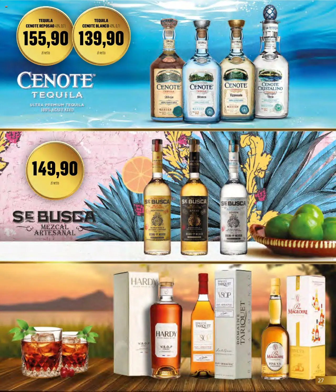Eurocash Gazetka - Horeca od 01.08.2025 | Strona: 27 | Produkty: Tequila