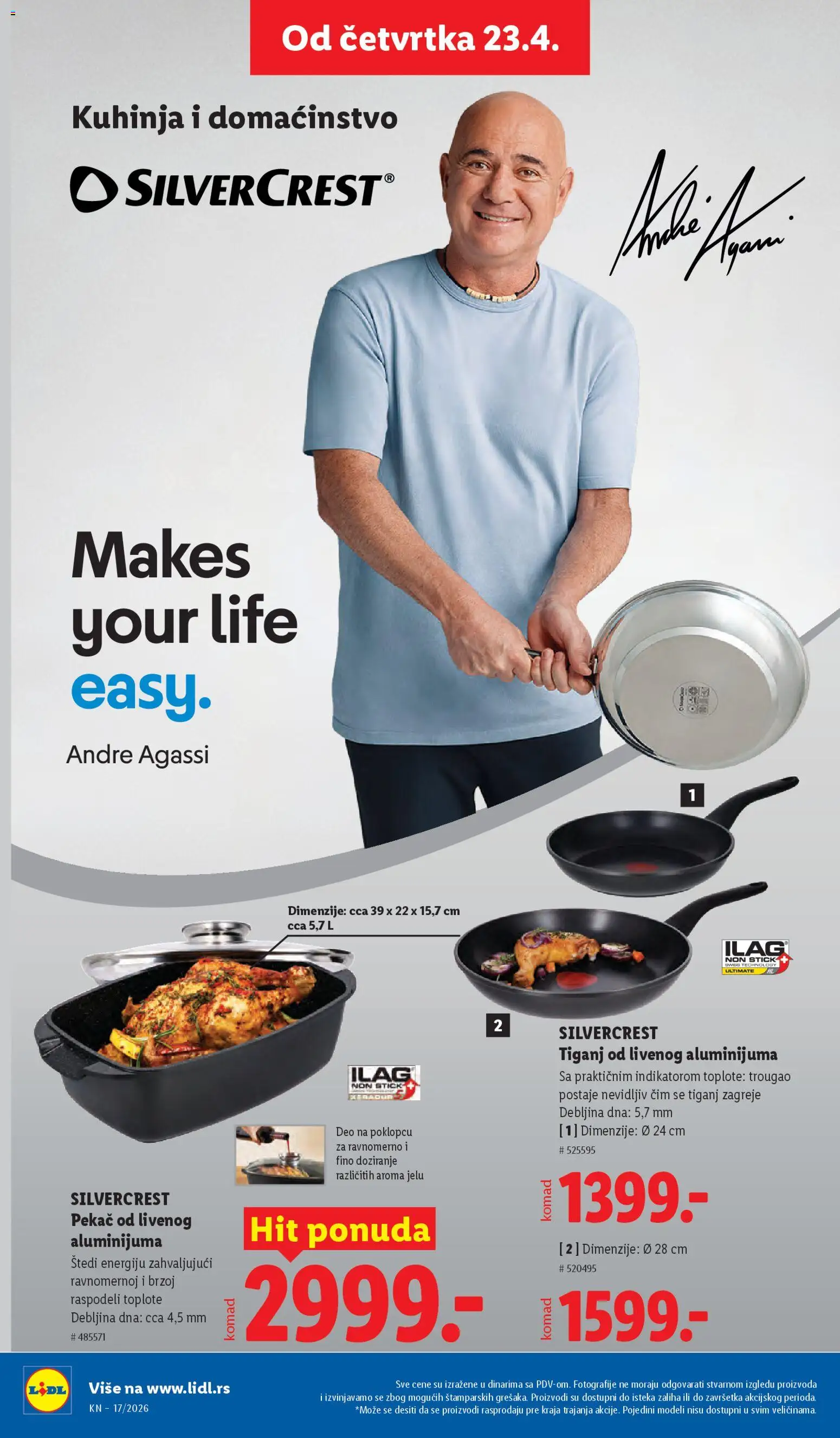 Lidl katalog - važi od 23.04.2026 | Strana: 76 | Proizvode: Silvercrest, Kuhinja, Tiganj, Pekač