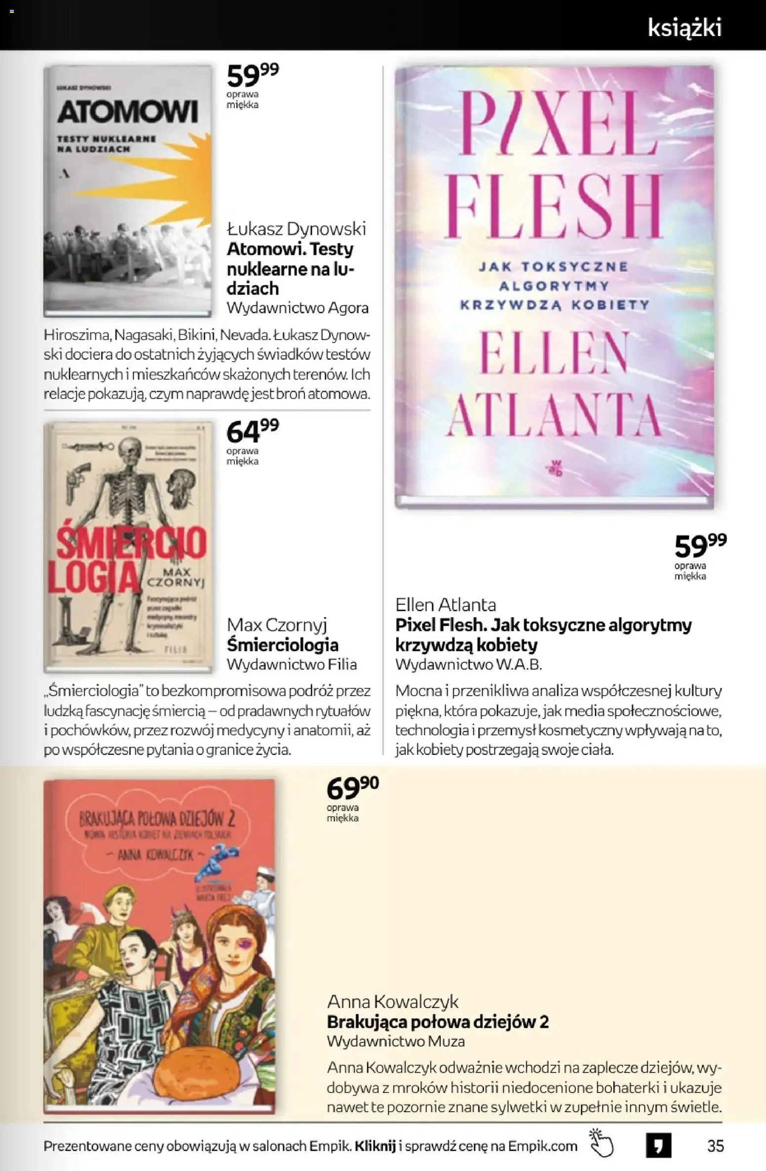 Empik promocje - Tom kultury Książki od 11.03.2026 | Strona: 35 | Produkty: Książki