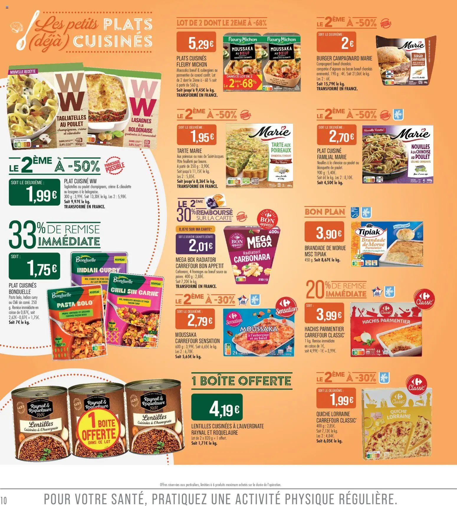 {H1} | Page: 10 | Produits: Curry, Lasagnes, Haricots rouges, Noix