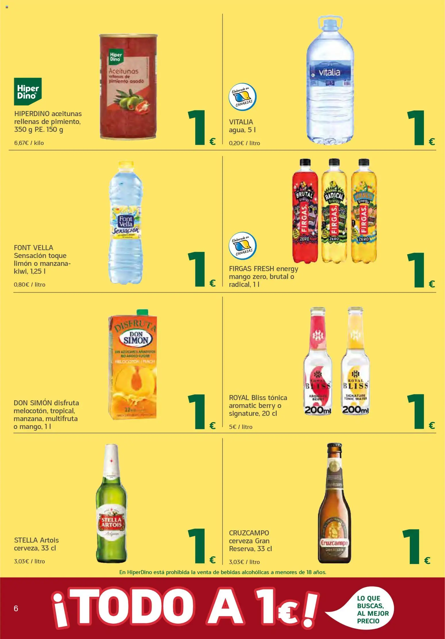 HiperDino folleto │ válido desde el 23.04.2026 | Página: 6 | Productos: Cerveza, Κάδος απορρυμάτων, Manzana, Ρούτερ