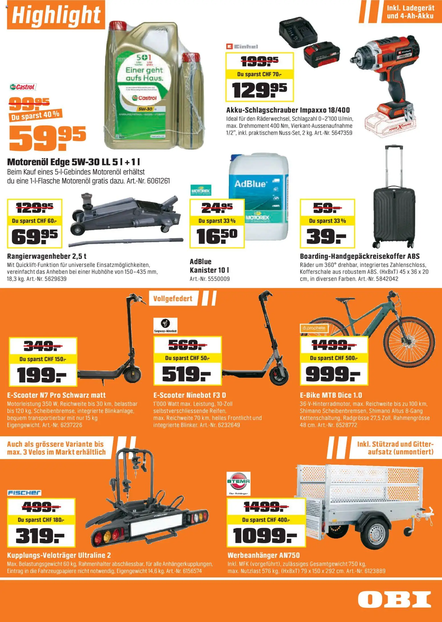 OBI - ALLES MACHBAR MIT OBI – gültig ab 31.03.2026 | Seite: 13 | Produkte: Gitter, Ladegerät