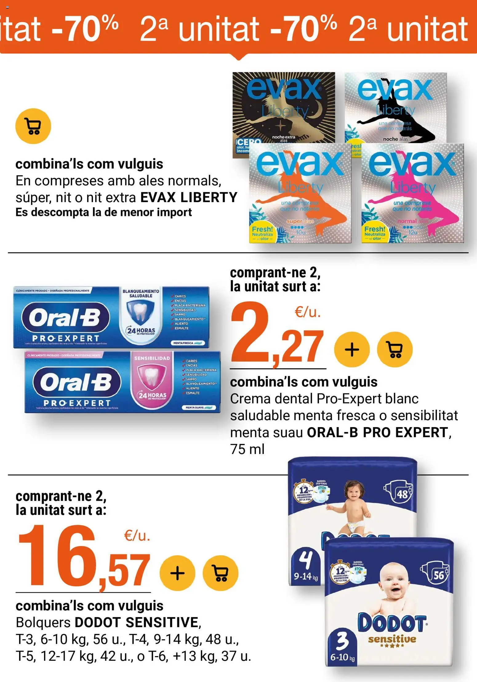 Bonpreu folleto │ válido desde el 17.03.2026 | Página: 34 | Productos: Crema