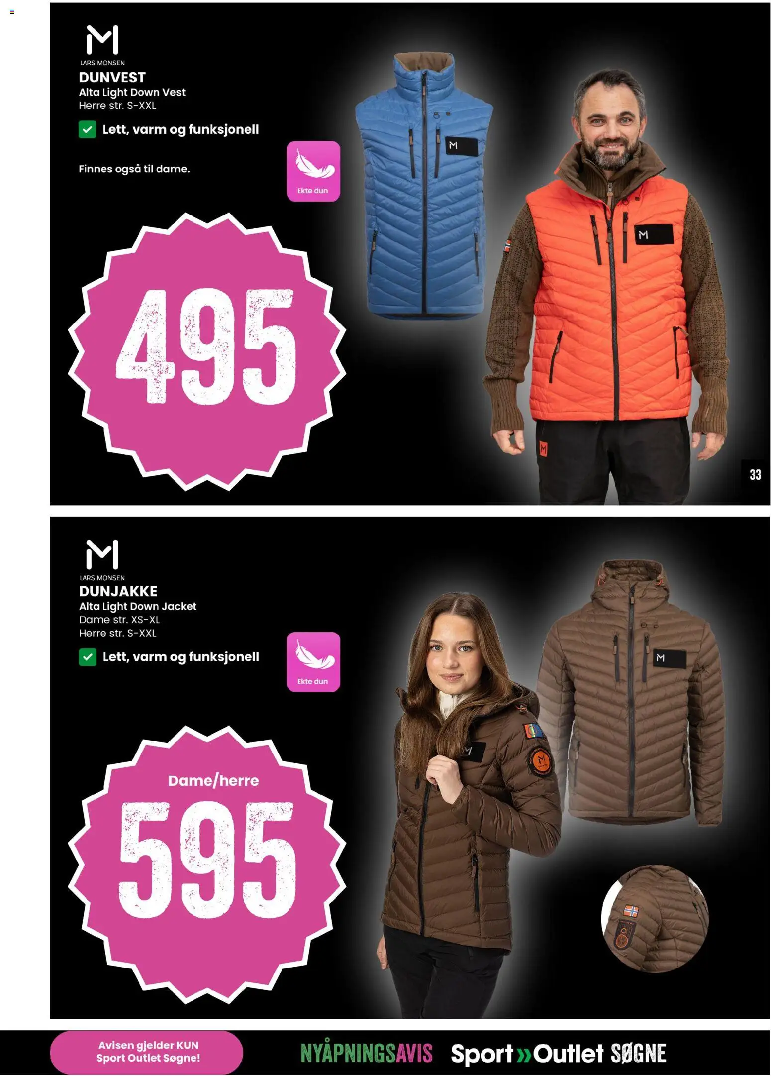 {H1} | Side: 33 | Produkter: Vest