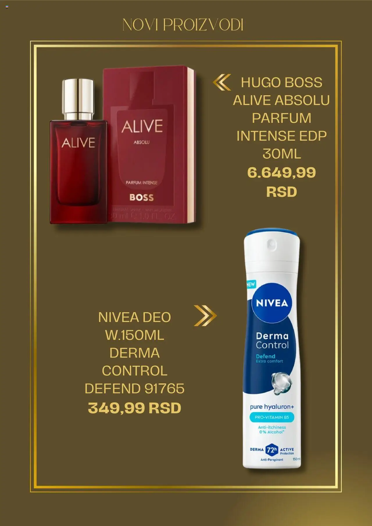 Signal Plus katalog - važi od 27.09.2025 | Strana: 3 | Proizvode: Nivea, Antiperspirant, Hugo