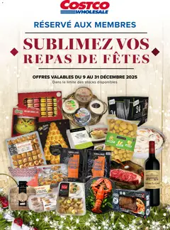 Costco - Prévisualisation de Costco Sublimez vos repas de fêtes valide à partir de 09.12.2025