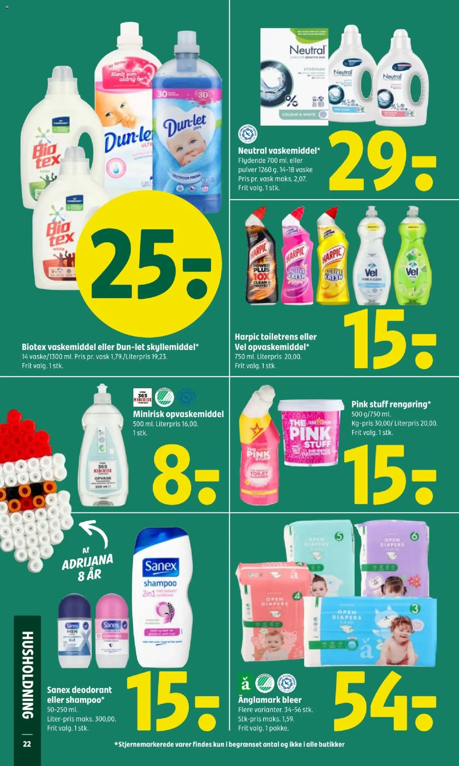 Coop 365 tilbudsavis – gyldig fra 13.11.2025 | Side: 28 | Produkter: Shampoo, Deodorant, Opvaskemiddel, Søm