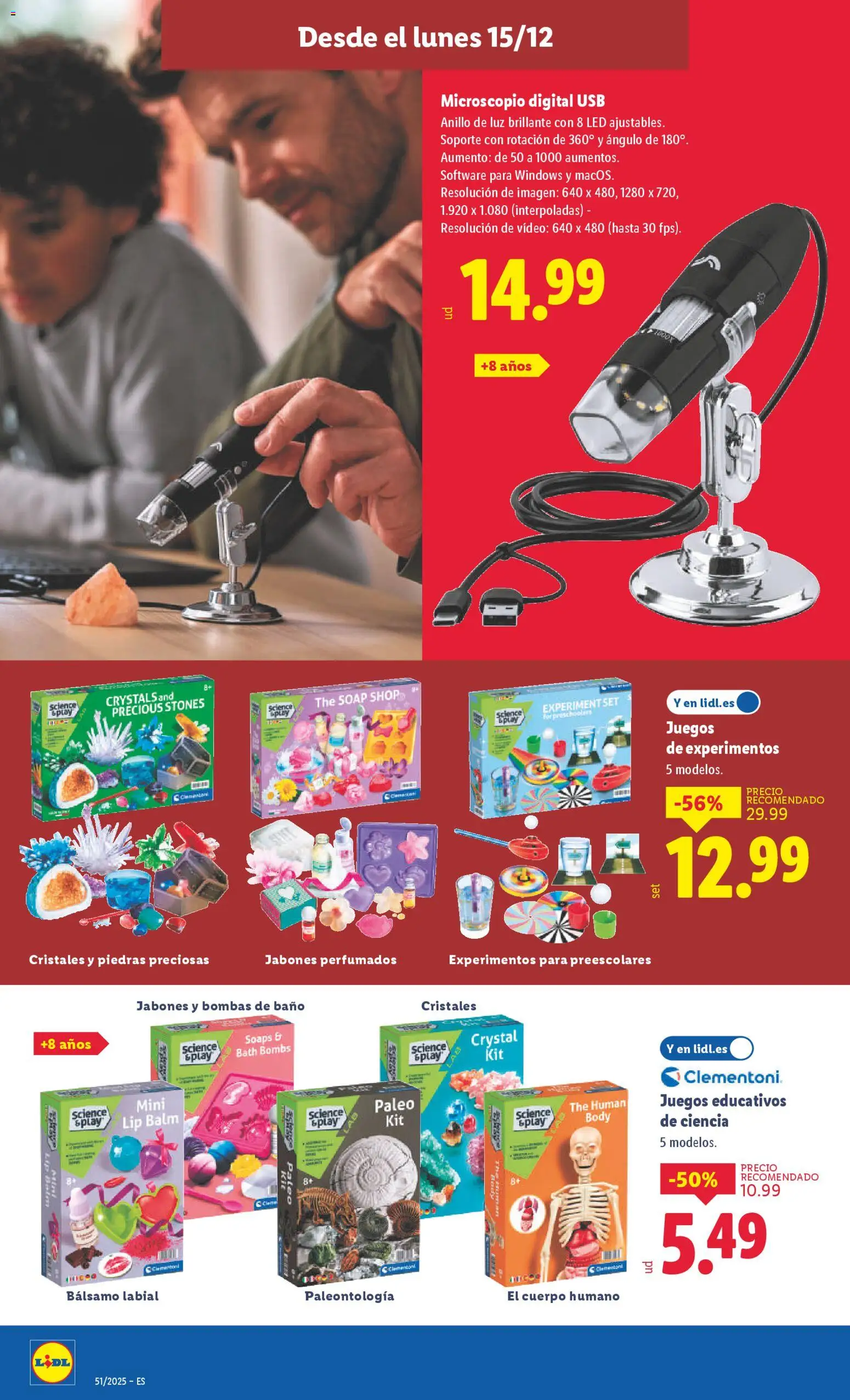 Lidl folleto de bazar │ válido desde el 15.12.2025 | Página: 24 | Productos: Video, USB, Body, Baño