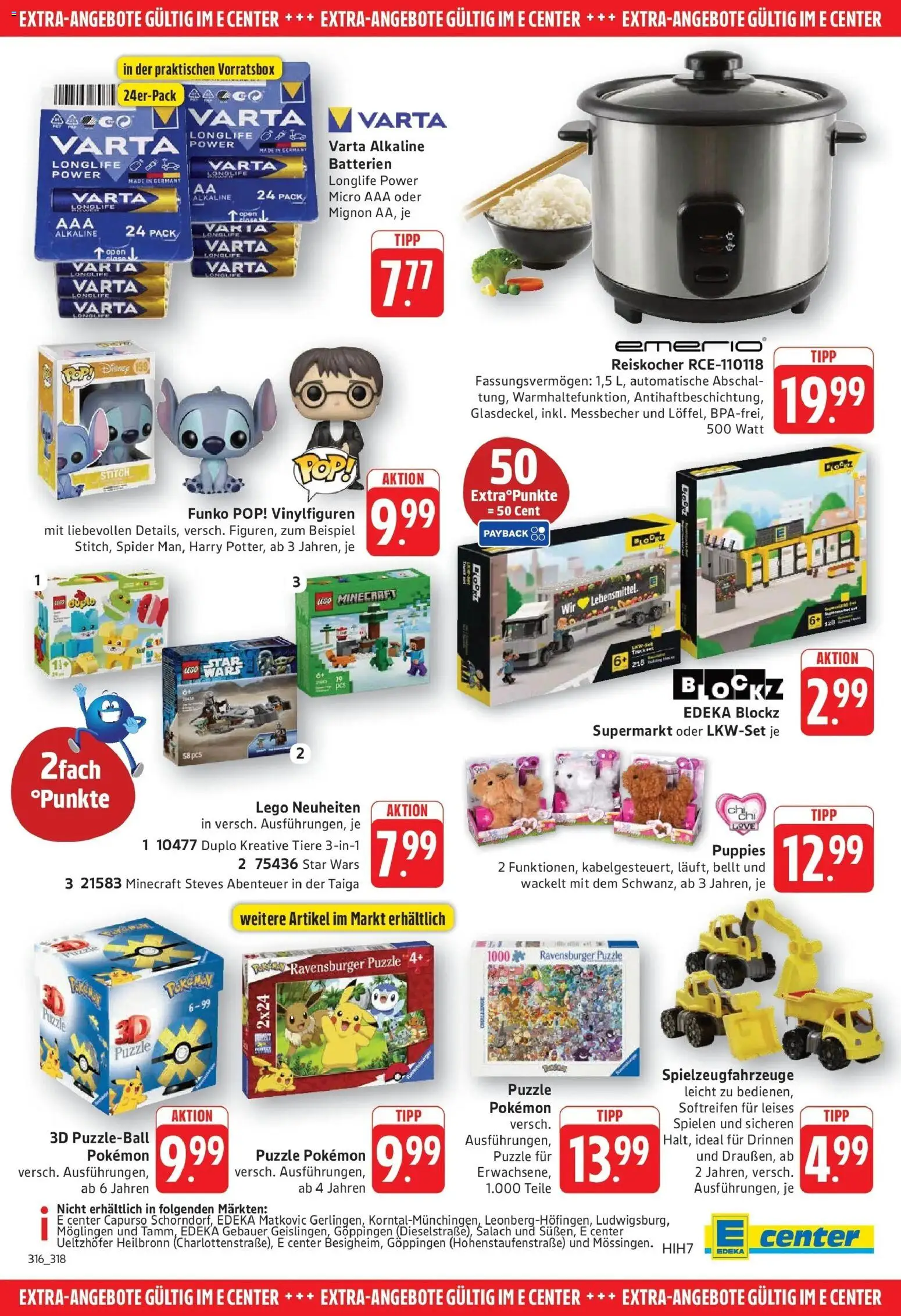 Edeka prospekt Göppingen	 – gültig ab 16.03.2026 | Seite: 31 | Produkte: Batterien