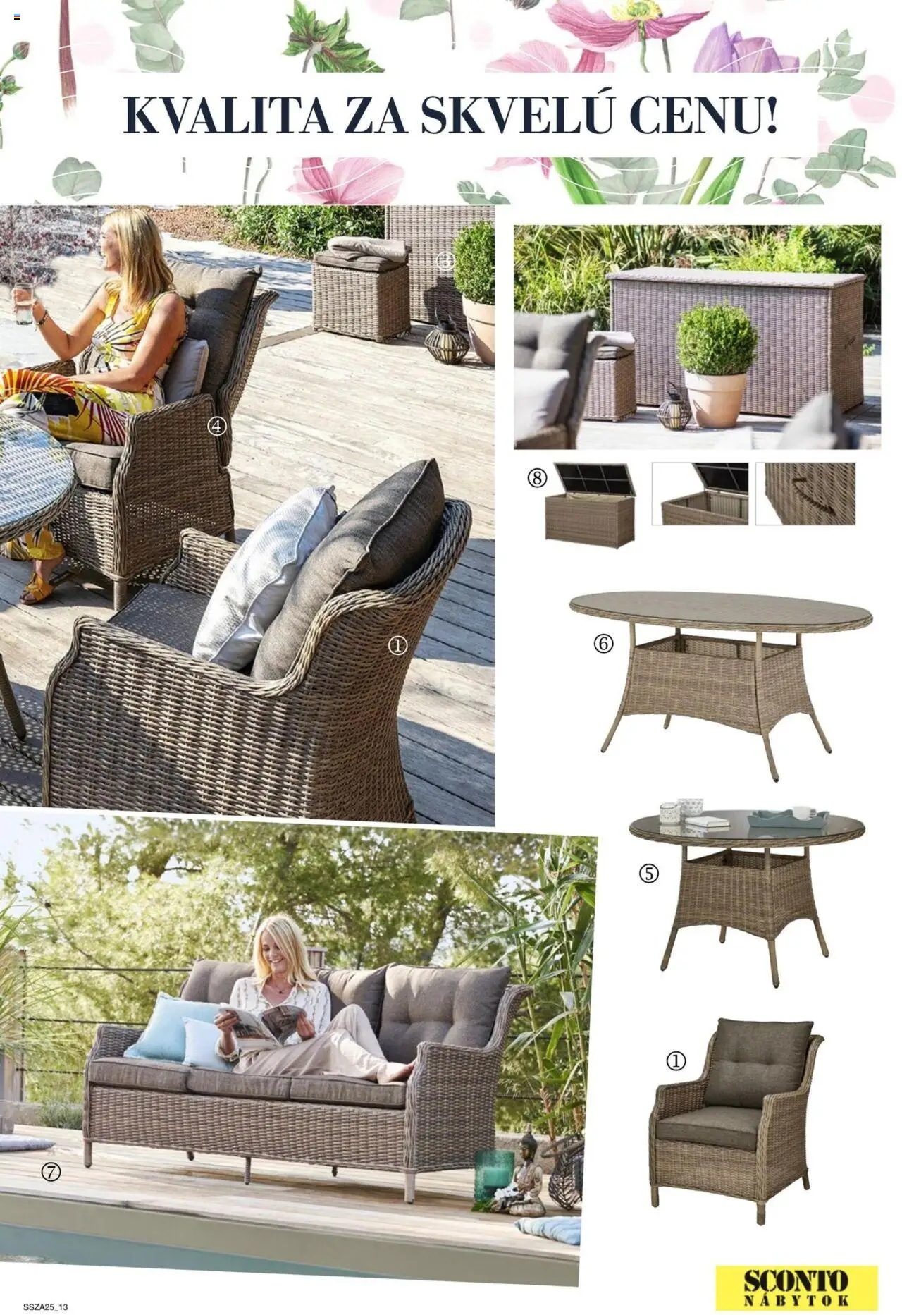 Nové Sconto nábytok akcie – leták je platný od 21.02.2025 | Strana: 13 | Produkty: Nábytok