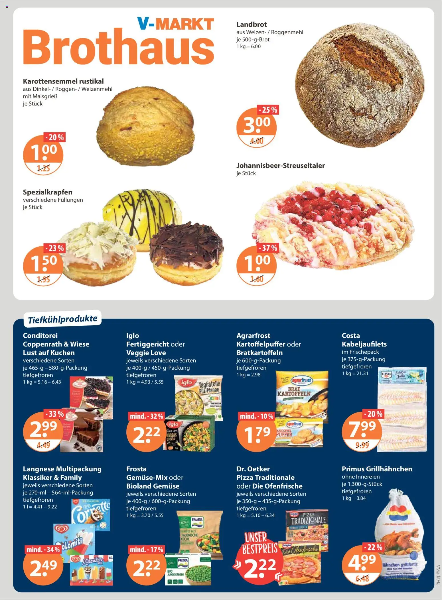 V-Markt - Hallertau / Oberpfalz – gültig ab 15.01.2026 | Seite: 5 | Produkte: Hahnchen, Gemüse, Kürbis, Kuchen