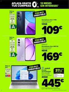 Vista previa Carrefour Cyber Week válido desde el 02.12.2025 | Página: 8 | Productos: Smartphone, Cámara, Batería