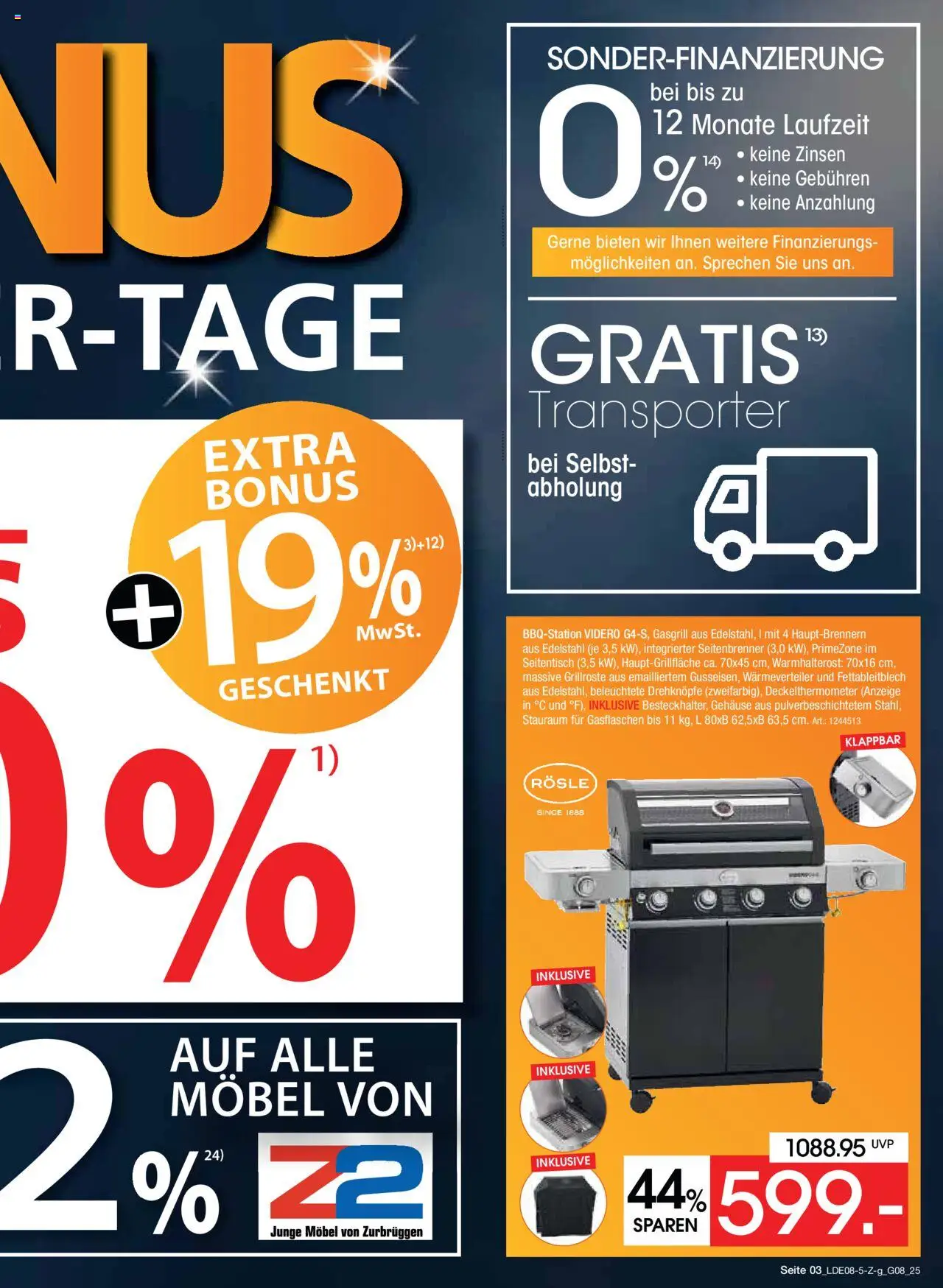 Zurbrüggen Prospekt Bonus Sonder-Tage - gültig ab dem 02.08.2025 | Seite: 3