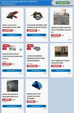 Praktiker akciós újság - amely érvényes a következő dátumtól: 26.02.2026 | Oldal: 31