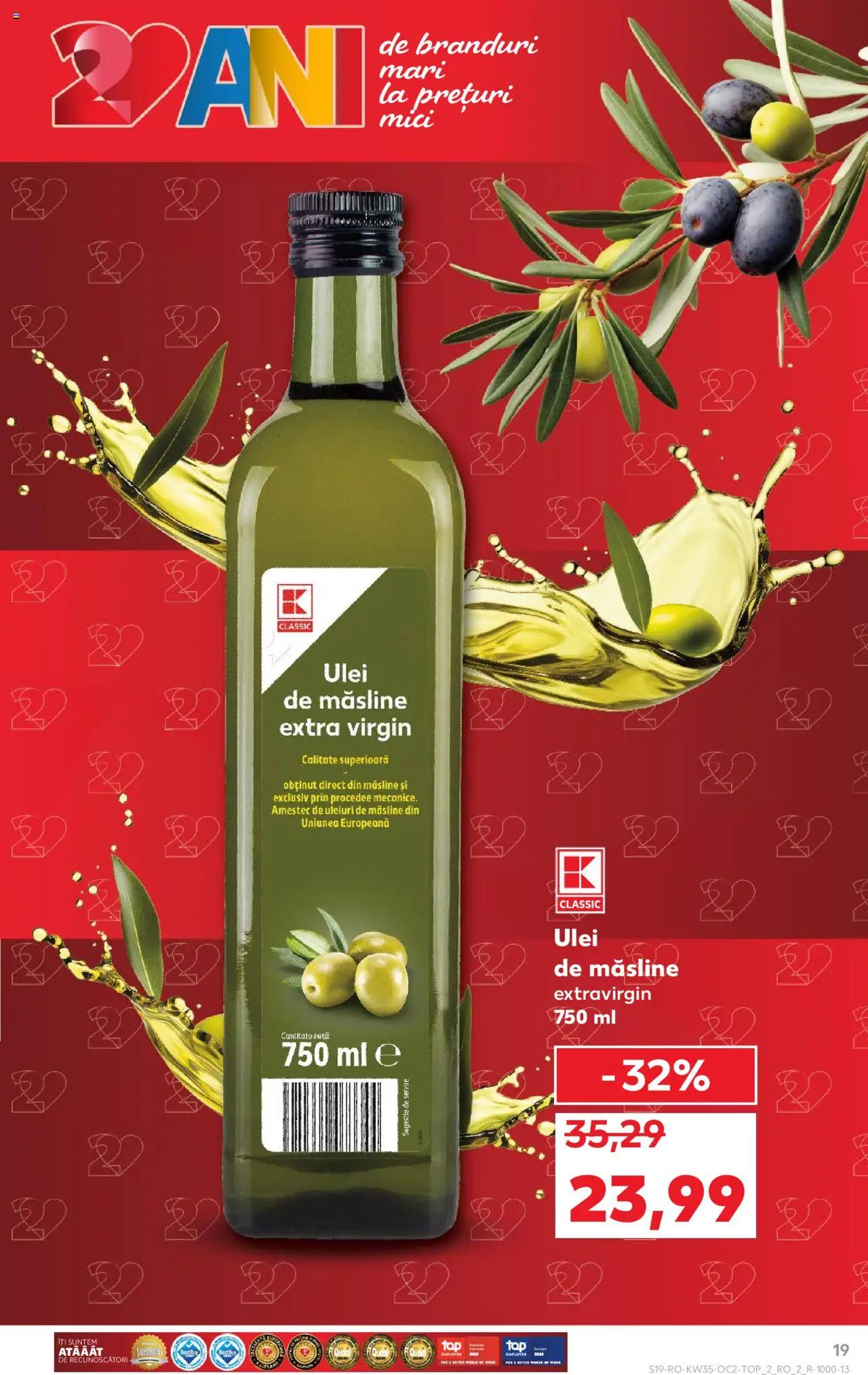 Kaufland RO akciós ujság - amely érvényes a következő dátumtól: 27.08.2025 | Oldal: 19