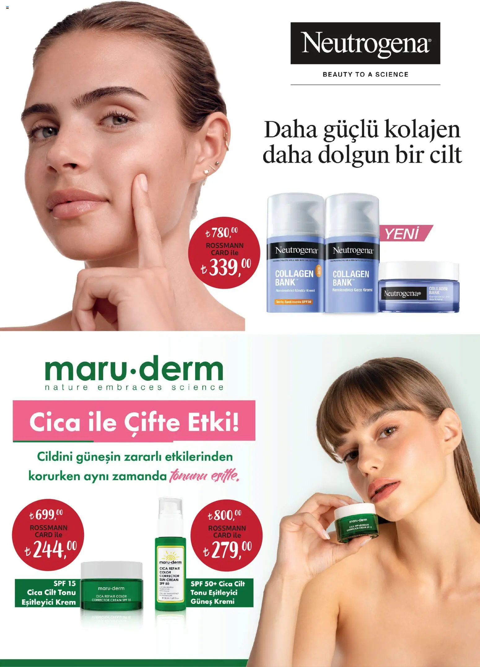 Rossmann Cilt Bakım Festivali - 02.01.2026 tarihinden itibaren geçerlidir | Sayfa: 8 | Ürünler: Krem, Güneş kremi