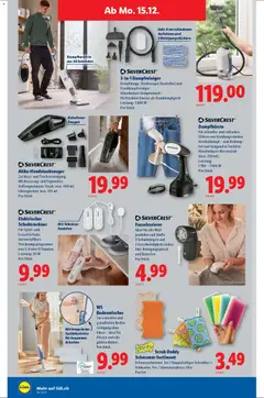 Lidl Aktionen ab 11.12.2025 gültig | Seite: 30 | Produkte: Staubsauger