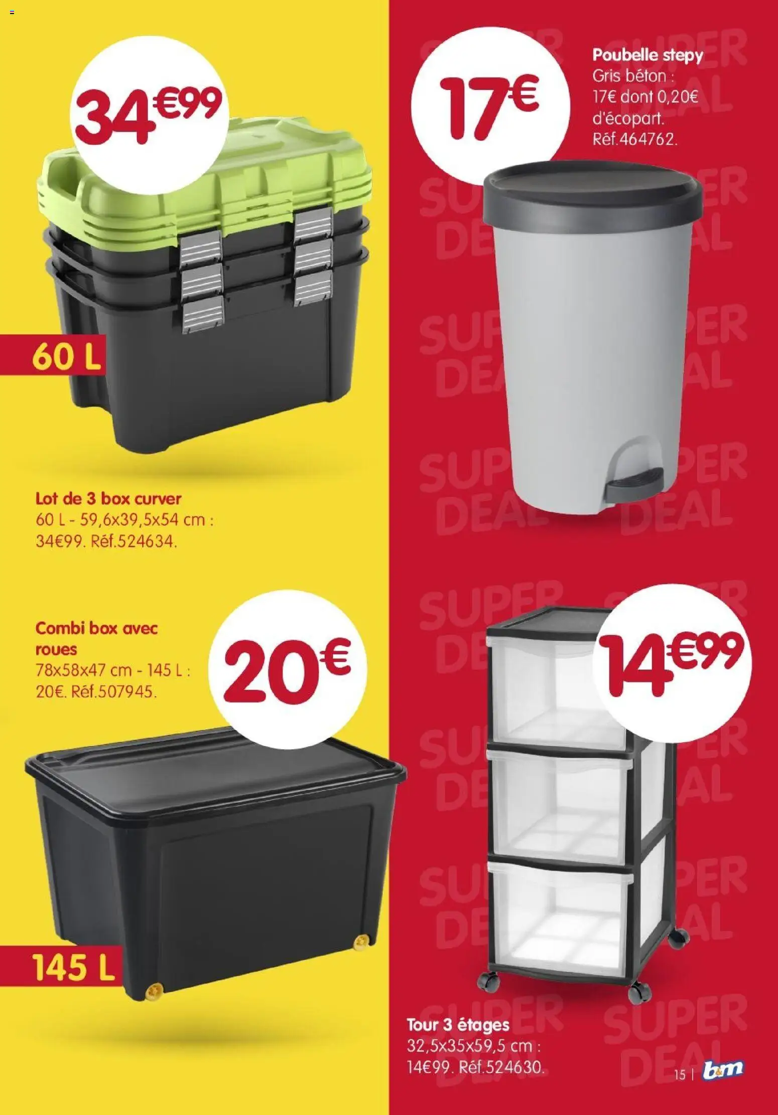 {H1} | Page: 15 | Produits: Poubelle