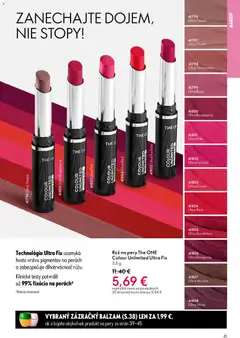 Oriflame leták platný od 11.02.2026 | Strana: 41 | Produkty: Rúž na pery