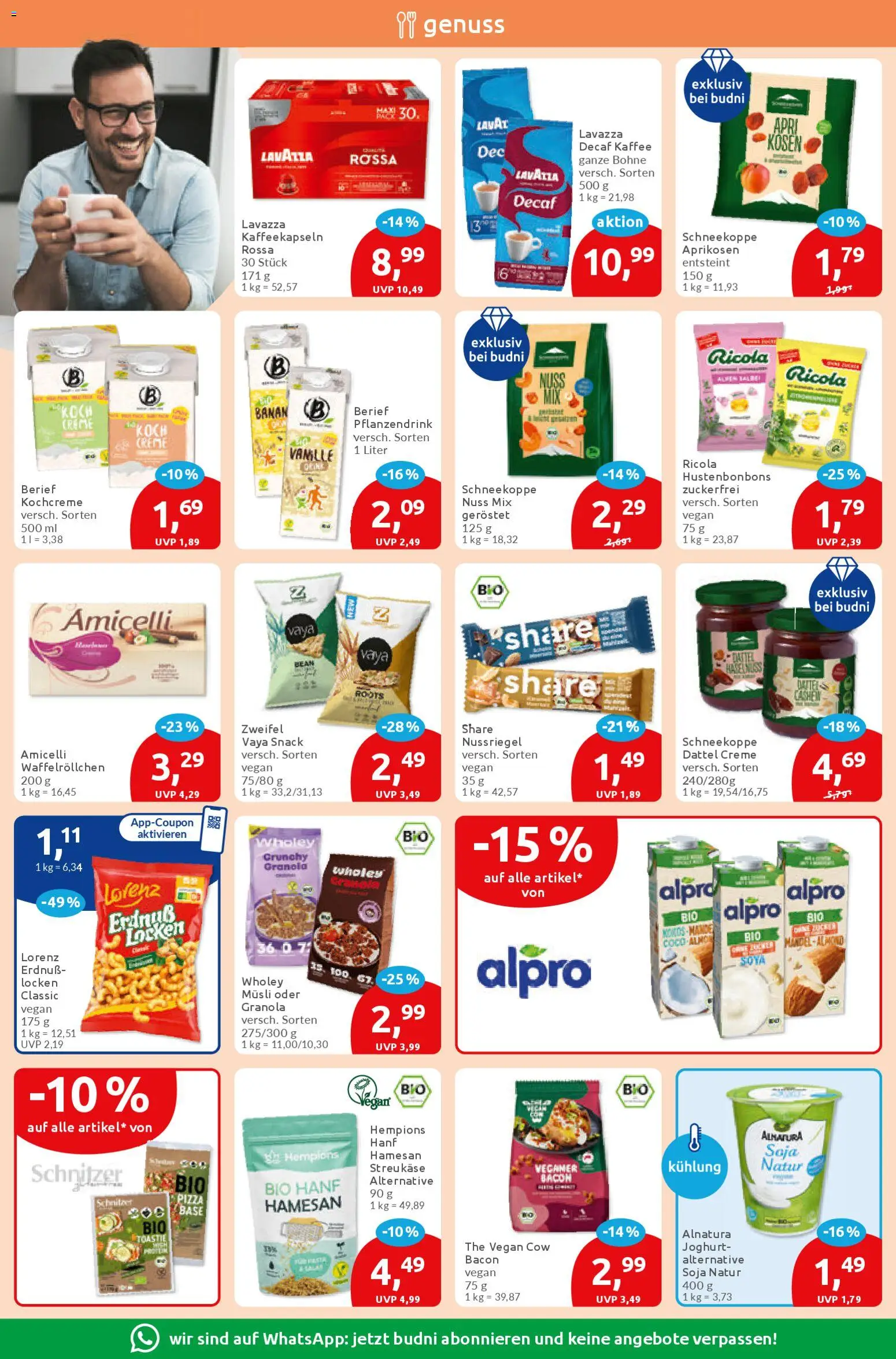 Budni Prospekt 	 – gültig ab 26.01.2026 | Seite: 6 | Produkte: Musli, Lavazza, Joghurt, Alpro