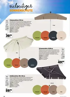 Hagebau Gartenmöbelsortiment ab 02.03.2026 gültig | Seite: 30 | Produkte: Schirmständer, Sonnenschirm