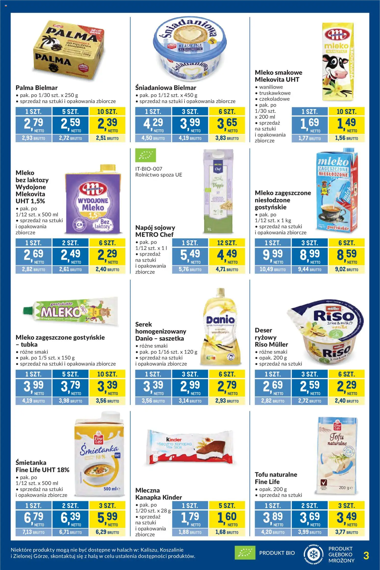 Makro Gazetka - Kupujesz więcej płacisz mniej od 27.12.2025 | Strona: 3 | Produkty: Serek homogenizowany, Serek, Tofu naturalne, Mleko