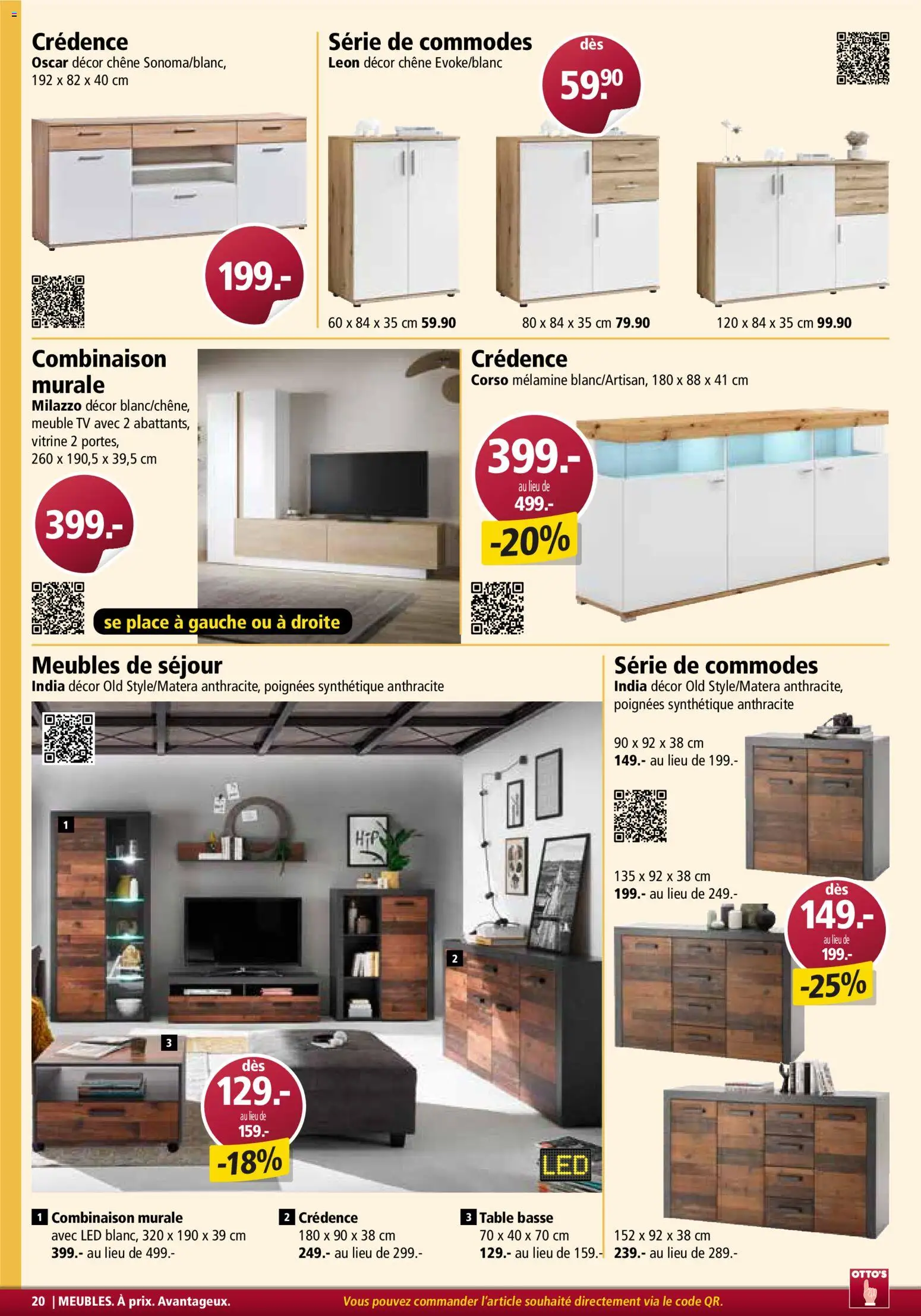 Otto's aktionen Meubles – gültig ab 01.03.2026 | Seite: 20 | Produkte: Vitrine, TV