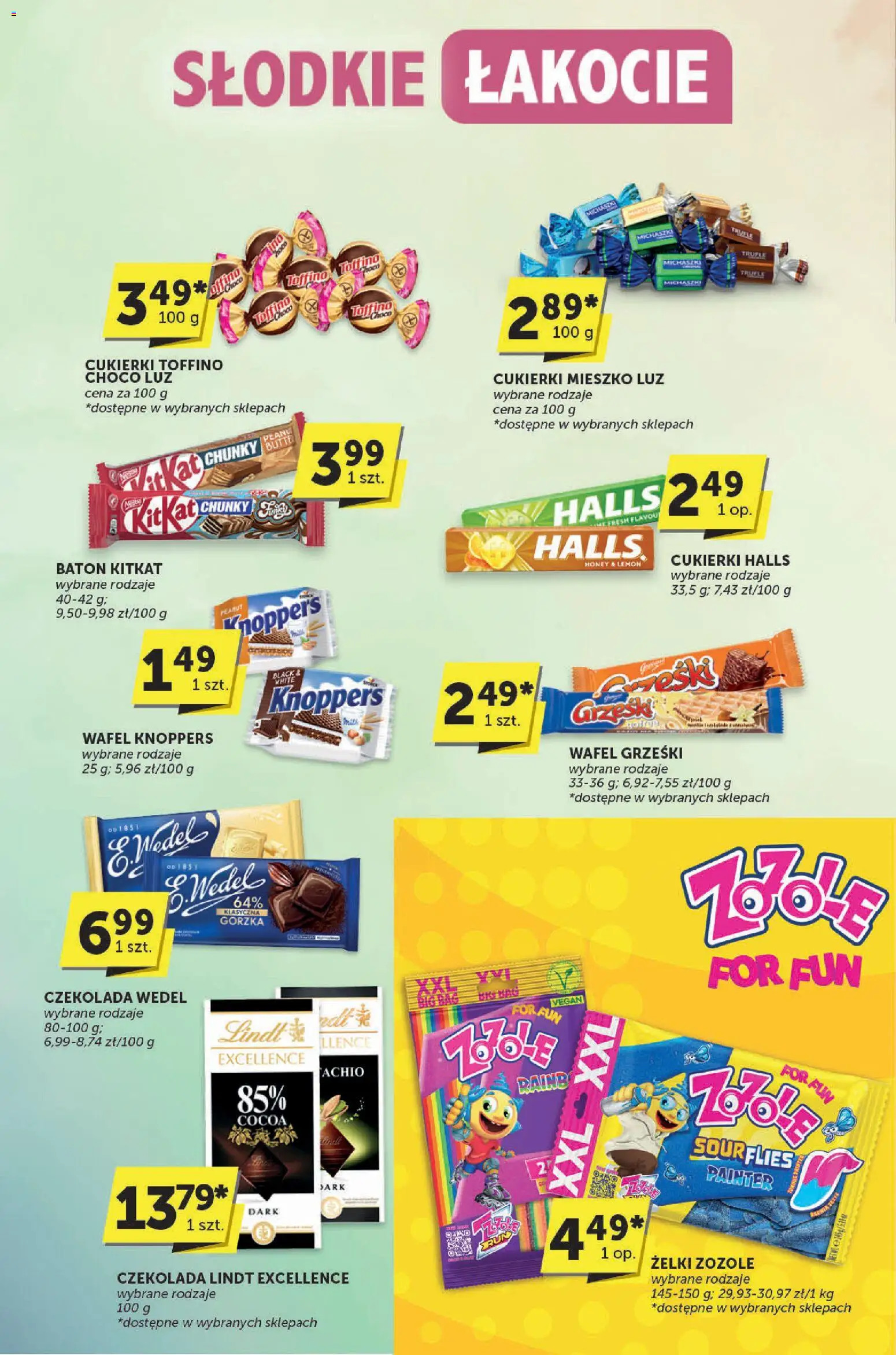 Groszek Gazetka - Katalog od 30.10.2025 | Strona: 20 | Produkty: Czekolada lindt, Baton, Czekolada, Cukierki