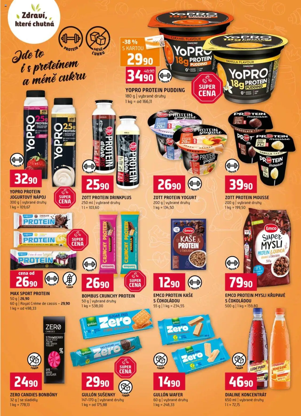 Terno leták - Blatná, Český Krumlov, Prachatice, Strakonice, Tábor, Zlín od 22.10.2025 | Strana: 7 | Produkty: Protein pudding, Kaše, Protein, Quinoa