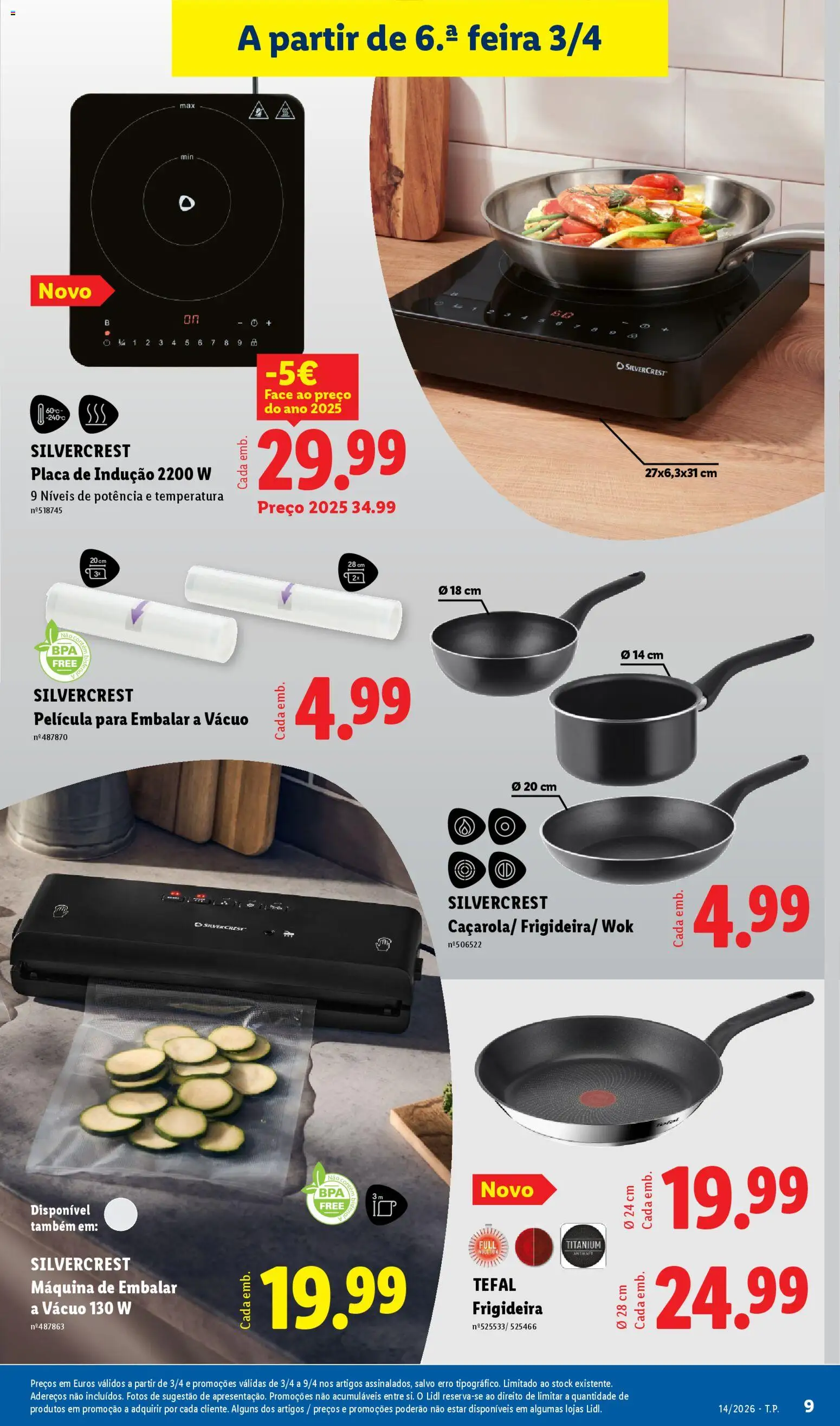Lidl Novidades │ válido de 30.03.2026 | Página: 9 | Produtos: Frigideira