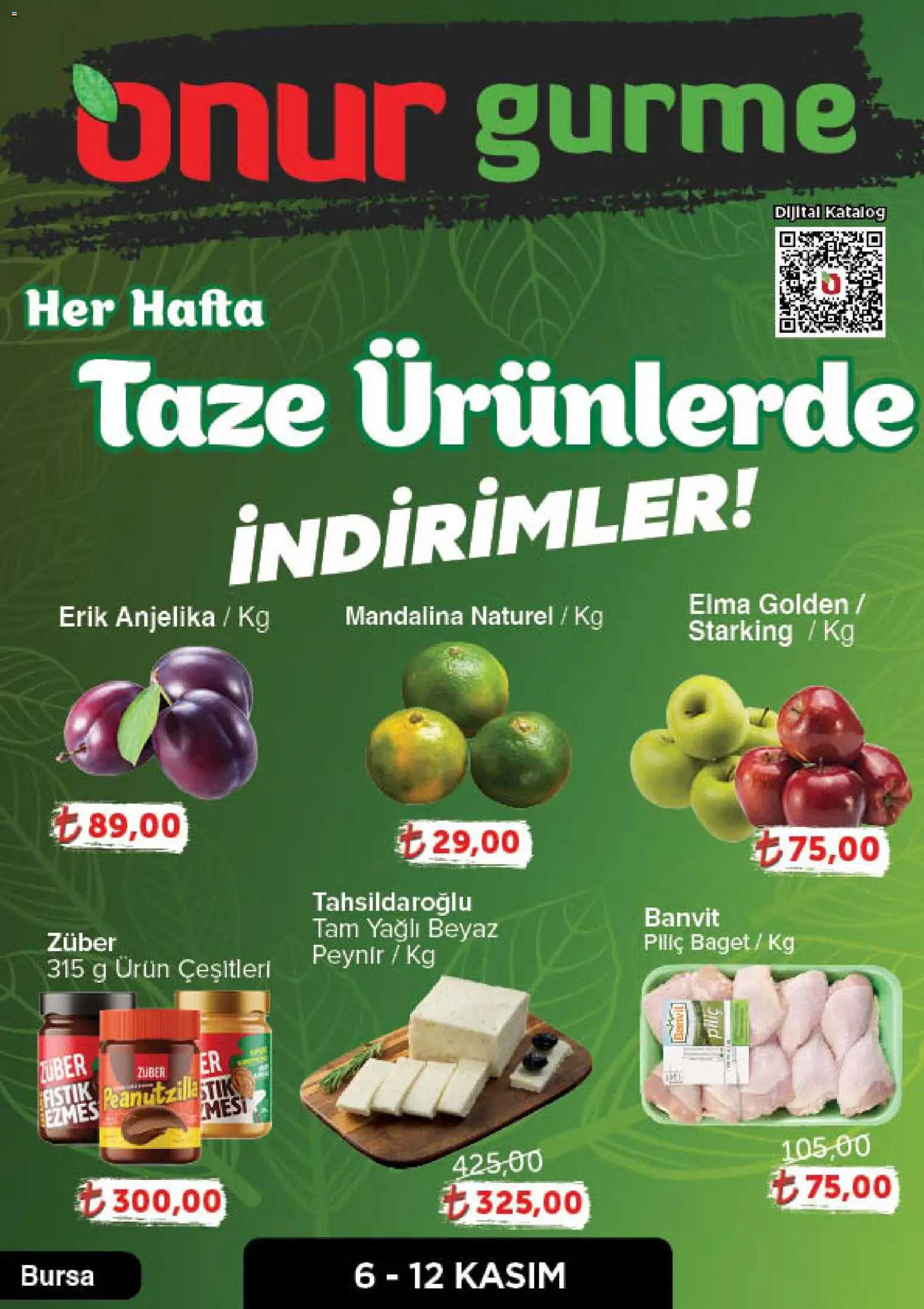 Onur Market Katalog Gurme - Bursa - 06.11.2025 tarihinden itibaren geçerlidir | Sayfa: 1