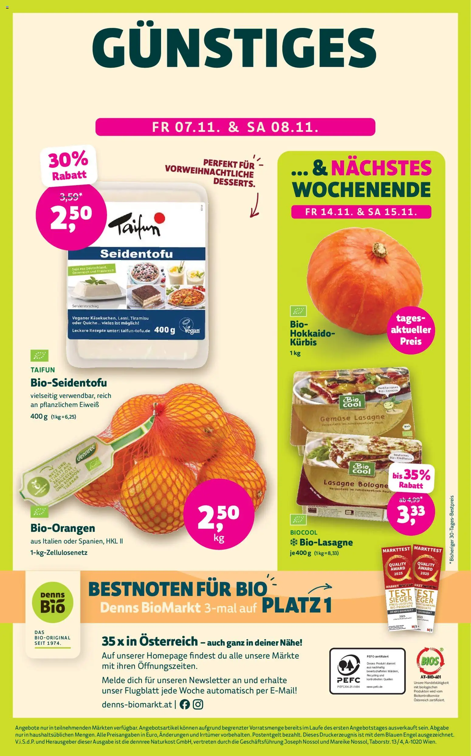Denns BioMarkt Angebote gültig ab 05.11.2025 | Seite: 12 | Produkte: Gemüse, Kürbis