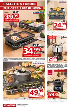 Segmüller Prospekt 	 ab 18.10.2025 gültig | Seite: 38 | Produkte: Herd, Raclette, Fondue