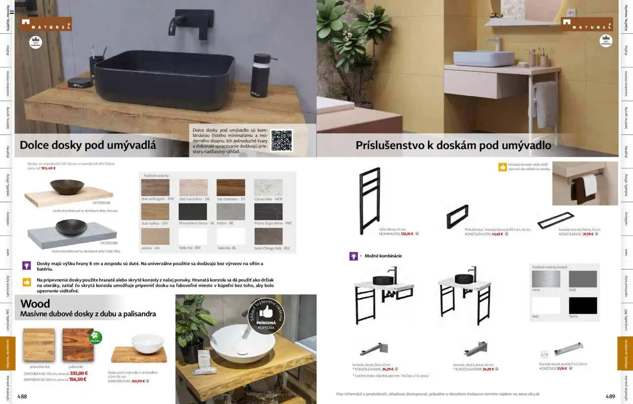 Nové Siko akcie – leták je platný od 01.09.2025 | Strana: 245 | Produkty: Osvetlenie, Kúpelňa, Doska pod umývadlo, Dlažba