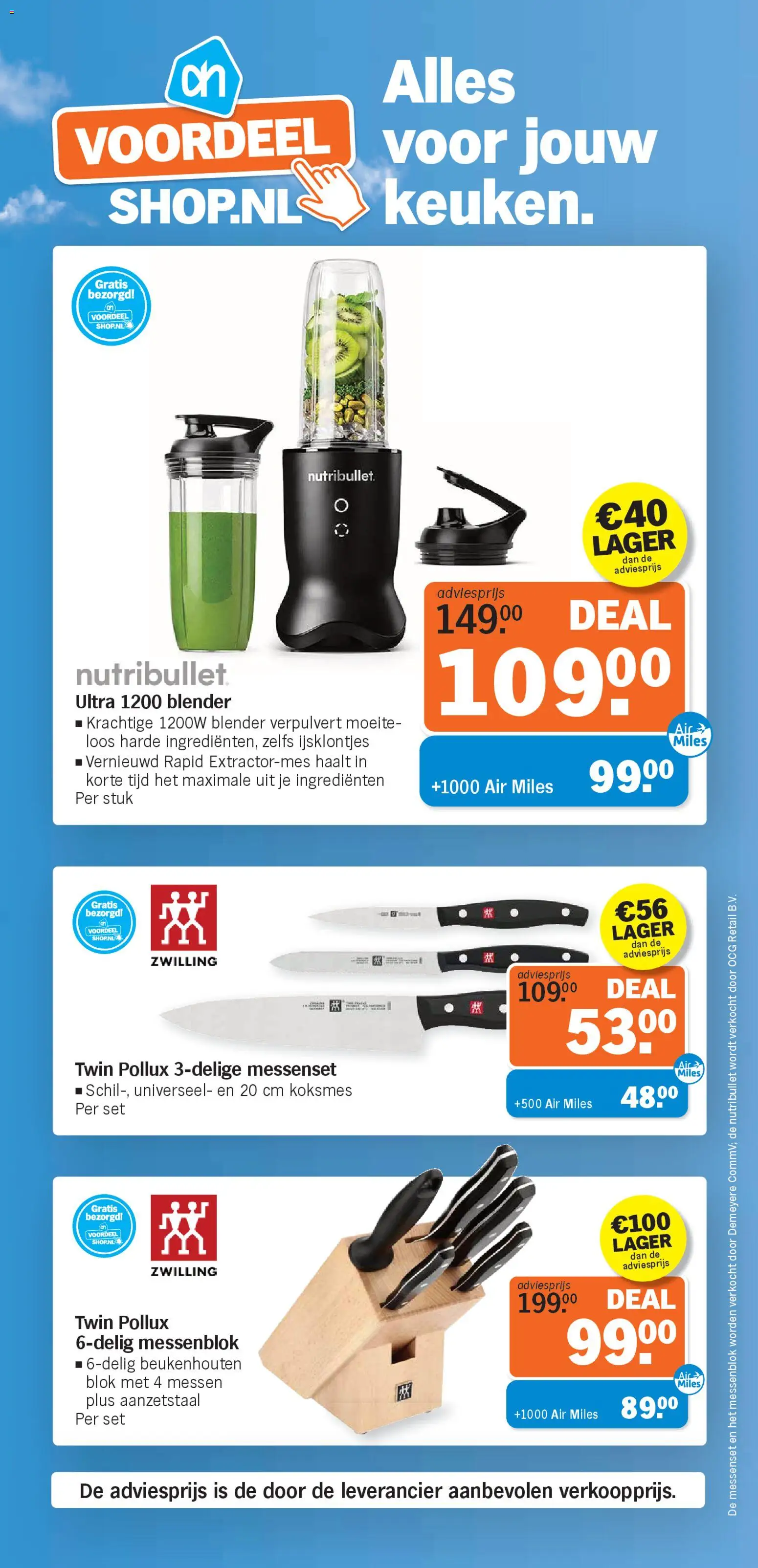 {H1} | Pagina: 3 | Producten: Messenset, Blender, Citrompótló tabletta