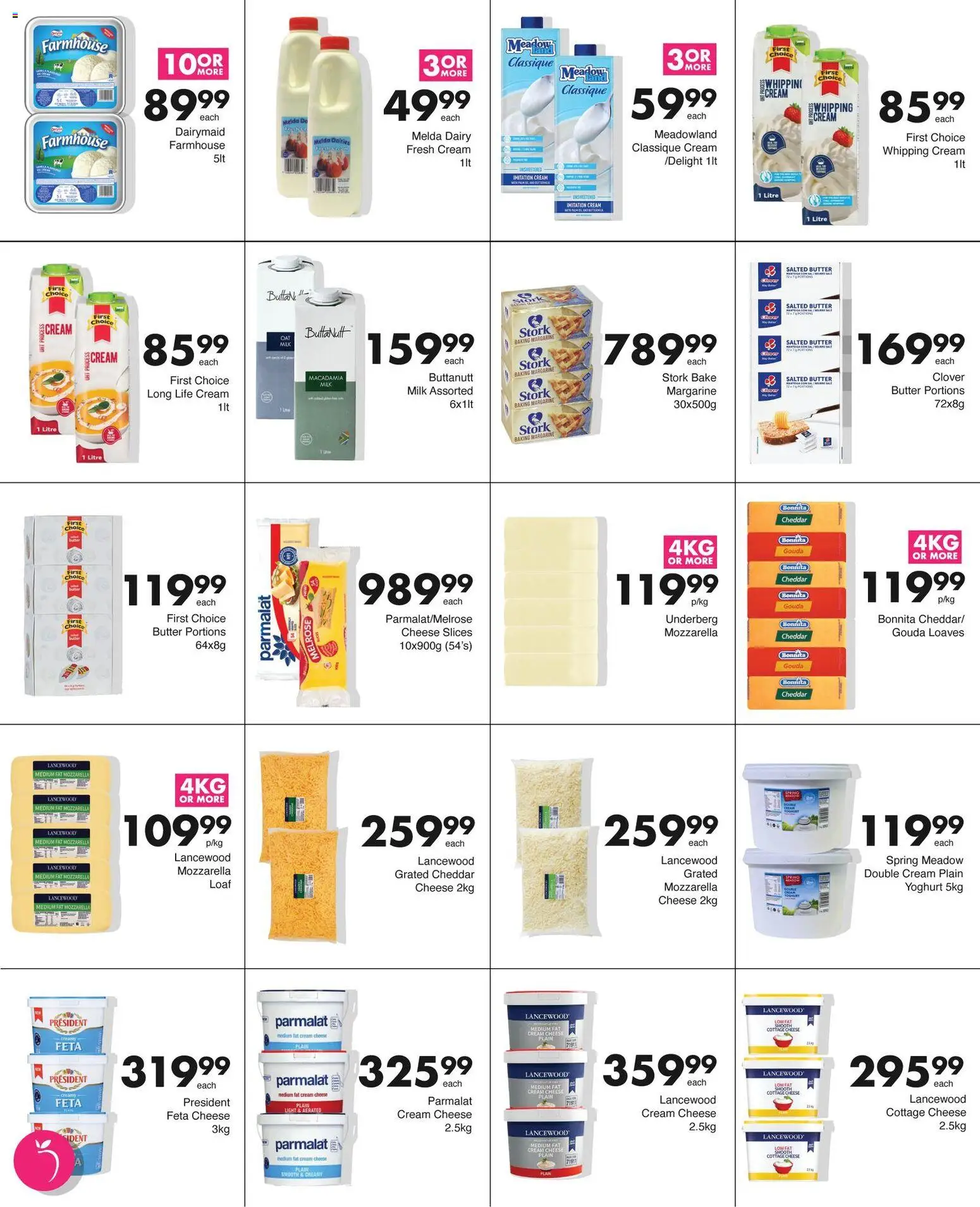 New Save catalogue – valid from 23.03.2026 | Page: 2 | Products: Cheese, Margarine, Cottage cheese, Máscara de pestañas