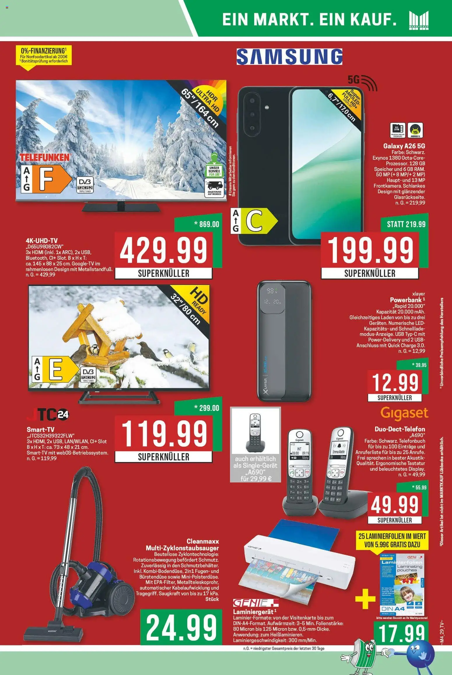 Marktkauf Prospekt 	 – gültig ab 19.01.2026 | Seite: 29 | Produkte: USB, Samsung, Powerbank, Tastatur