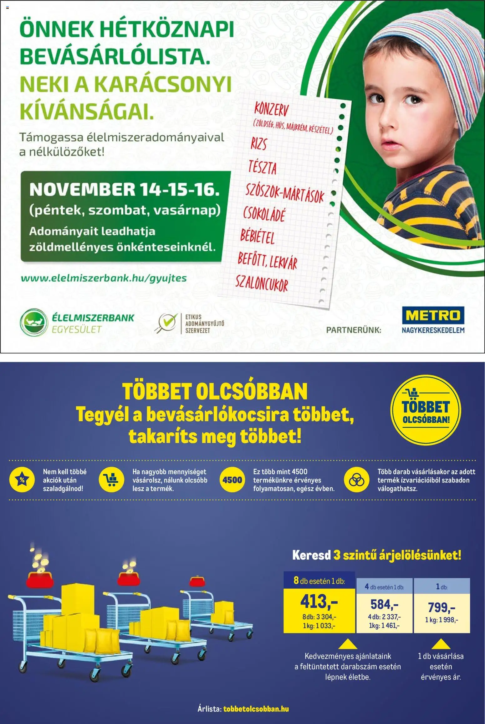 Metro akciós ujság - amely érvényes a következő dátumtól: 02.11.2025 | Oldal: 32 | Termékek: Szaloncukor, Lekvár, Rizs, Bébiétel