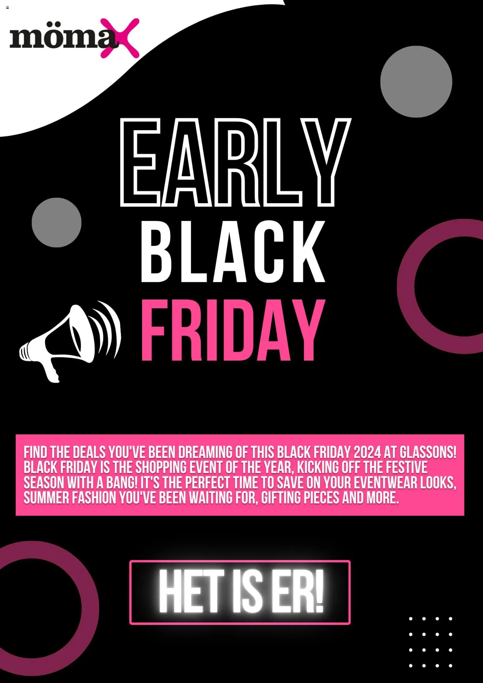 Mömax - Black Friday Ankündigung gültig ab 31.10.2025 | Seite: 1