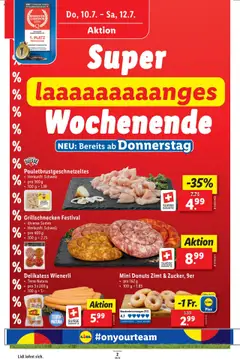 Lidl Aktionen ab 10.07.2025 | Seite: 2 | Produkte: Donuts